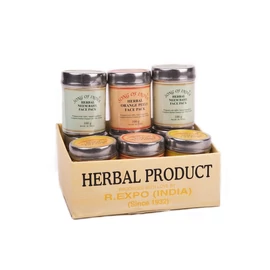Mască de față vegetală cu lemn de santal - împotriva îmbătrânirii pielii